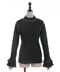 Mesh pullover(Black-F)