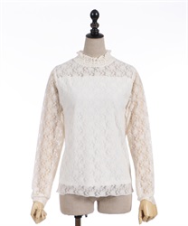 Bijou Design Total Lace Pullover(Ecru-F)